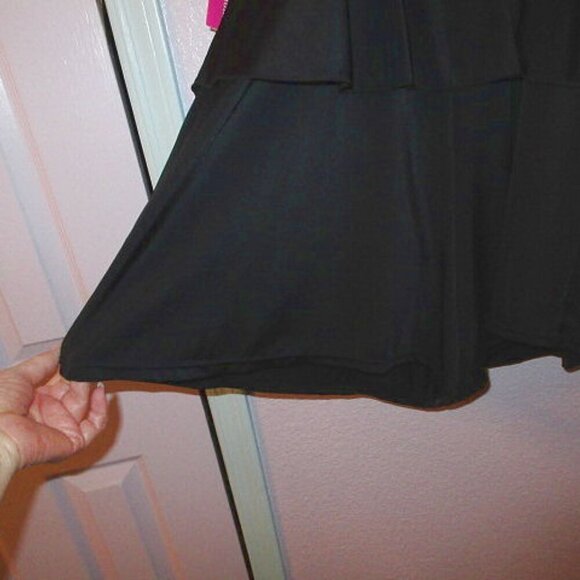 Fit 4 U Tiered Swimsuit Romper Size 18W One Piece Wide Leg Hip Minimizer Slimmin - Picture 10 of 12